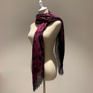 Burberry Animal Print Scarf
